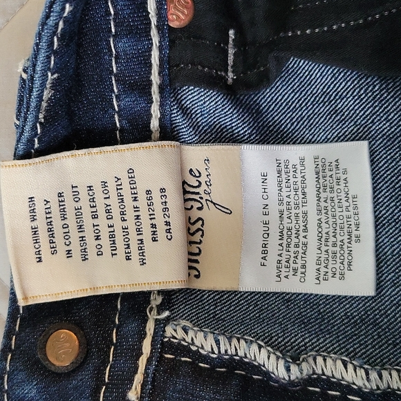 Miss Me Rhinestone Dark Wash Bootcut Jeans - Picture 16 of 16